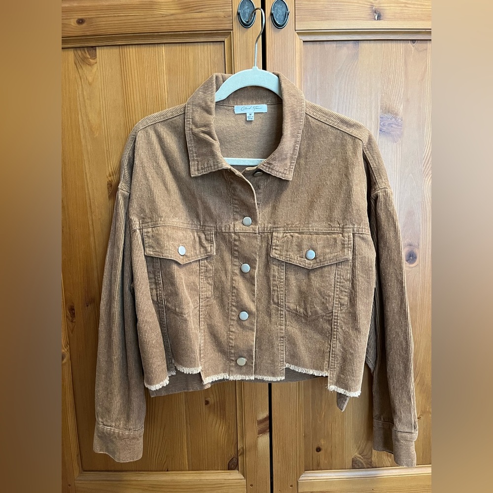 Cloud Ten corduroy button up jacket Size M